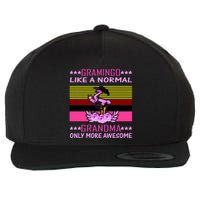 Gramingo Like a Normal Grandma But More Awesome Wool Snapback Cap