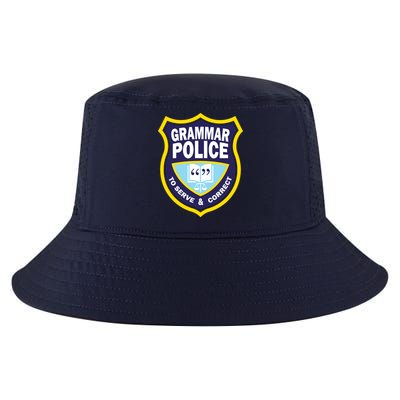 Grammar Police Badge Cool Comfort Performance Bucket Hat