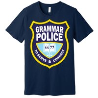 Grammar Police Badge Premium T-Shirt