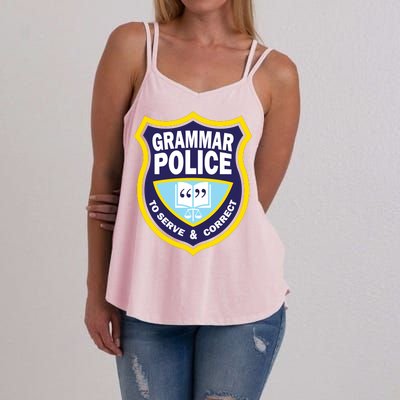 Grammar Police Badge Women's Strappy Tank