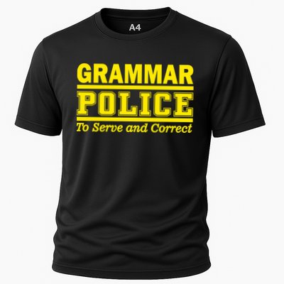 Grammar Police To Serve and Correct Performance Shirt