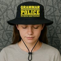 Grammar Police To Serve and Correct Bucket Hat
