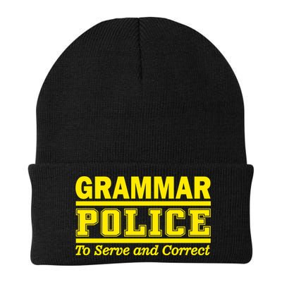 Grammar Police To Serve and Correct Beanie