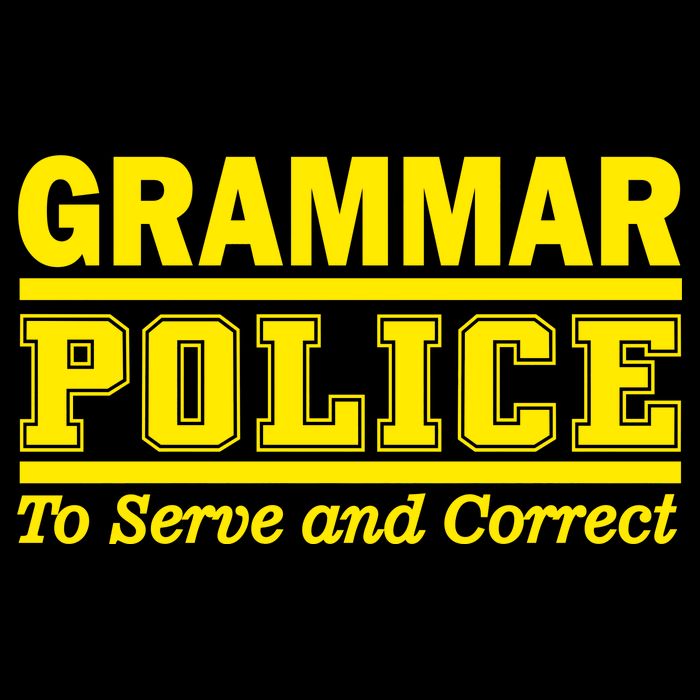 Grammar Police To Serve and Correct 16 in Basic Backpack