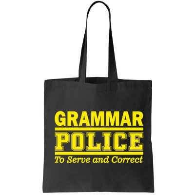Grammar Police To Serve and Correct Bag