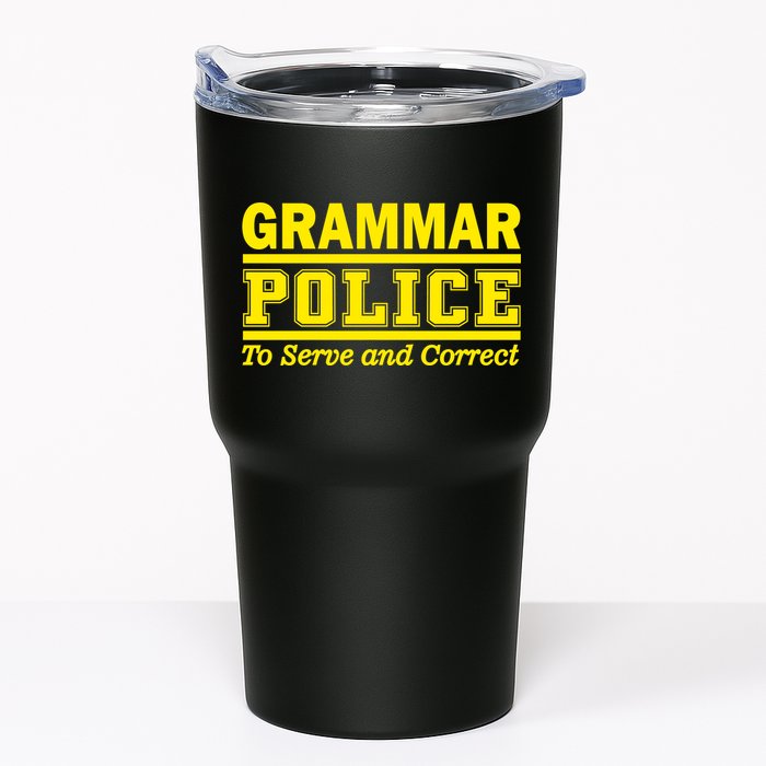Grammar Police To Serve and Correct Tumbler