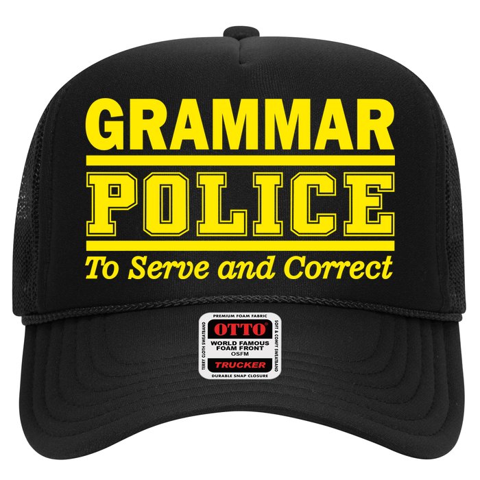 Grammar Police To Serve and Correct Trucker Hat