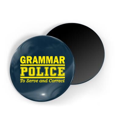 Grammar Police To Serve and Correct Magnet