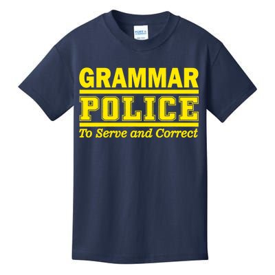 Grammar Police To Serve and Correct Kids T-Shirt