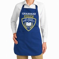 Grammar Police To Serve And Correct Funny Apron