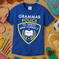 Grammar Police To Serve And Correct Funny Kids T-Shirt