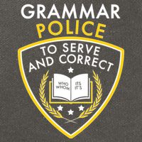 Grammar Police To Serve And Correct Funny Cotton Canvas Backpack