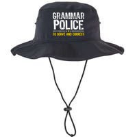 Grammar Police To Serve And Correct Funny Meme Legacy Cool Fit Booney Bucket Hat