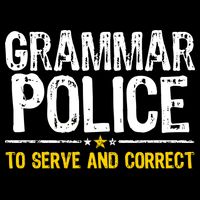 Grammar Police To Serve And Correct Funny Meme Legacy Cool Fit Booney Bucket Hat