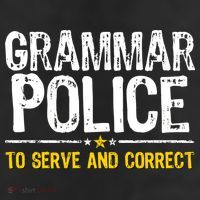 Grammar Police To Serve And Correct Funny Meme Beanie