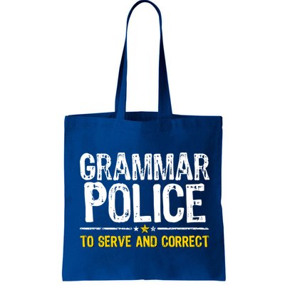 Grammar Police To Serve And Correct Funny Meme Bag