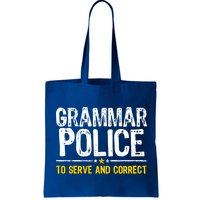 Grammar Police To Serve And Correct Funny Meme Bag