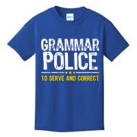 Grammar Police To Serve And Correct Funny Meme Kids T-Shirt