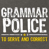 Grammar Police To Serve And Correct Funny Meme Cotton Canvas Backpack
