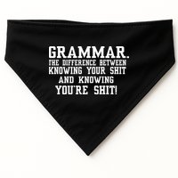 GRAMMAR The Differences USA-Made Doggie Bandana