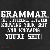 GRAMMAR The Differences 11oz C Handle Ceramic Mug