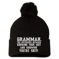 GRAMMAR The Differences Pom Pom 12in Knit Beanie