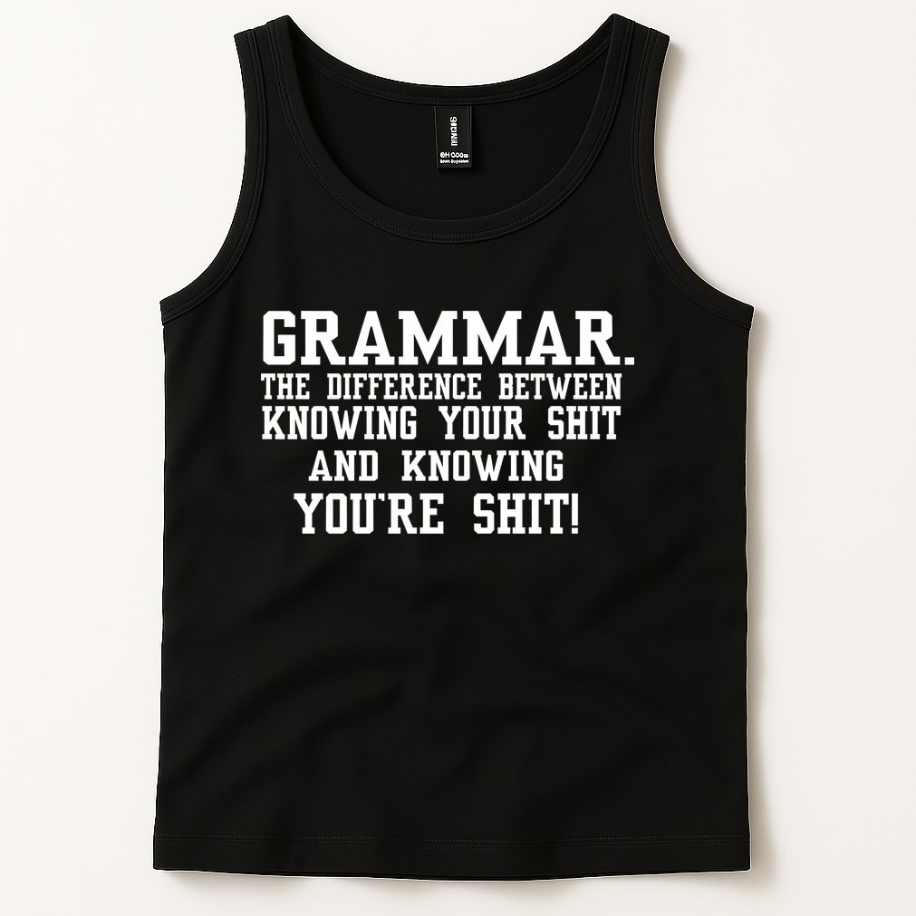 GRAMMAR The Differences Tank Top