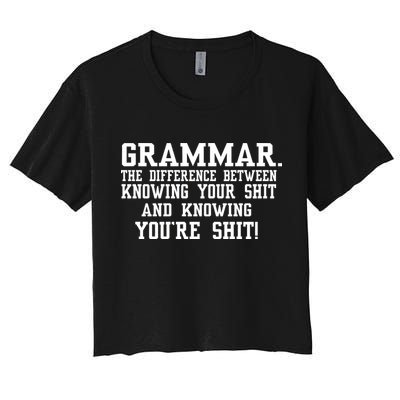 GRAMMAR The Differences Crop Top