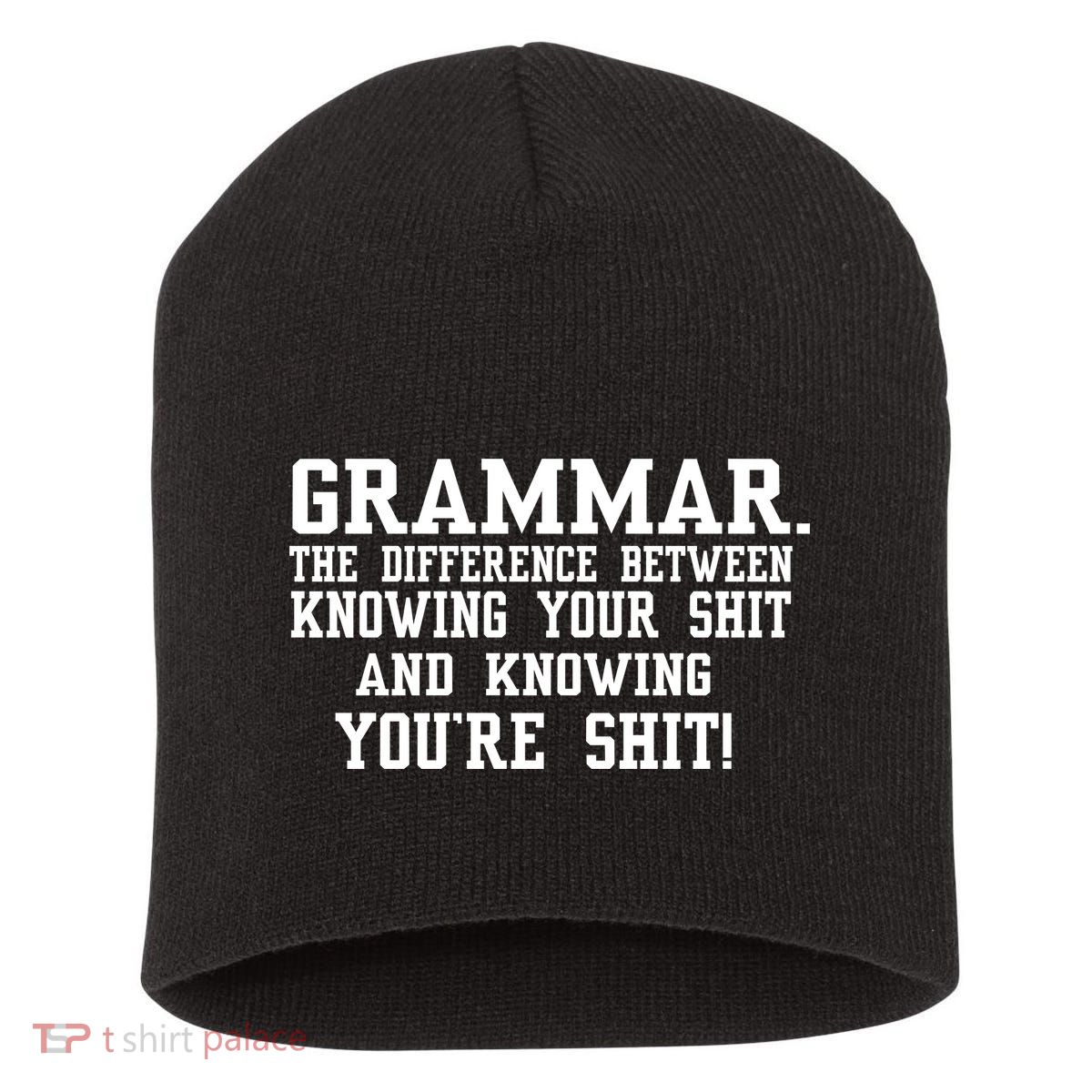 GRAMMAR The Differences Short Acrylic Beanie