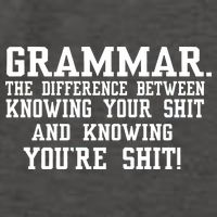 GRAMMAR The Differences Vector Backpack