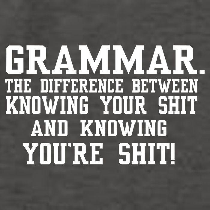 GRAMMAR The Differences Vector Backpack
