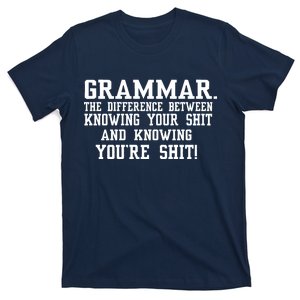 GRAMMAR The Differences T-Shirt