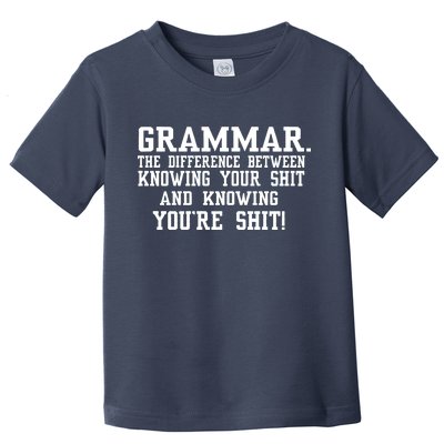 GRAMMAR The Differences Toddler T-Shirt