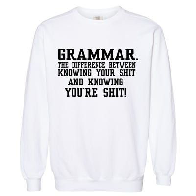 GRAMMAR The Differences Garment-Dyed Sweatshirt