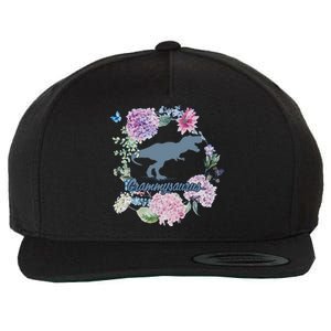 Grammysaurus Dinosaur Grammy Saurus Wool Snapback Cap