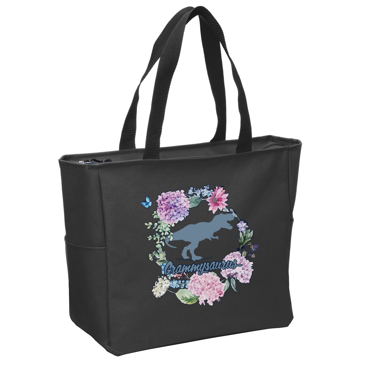 Grammysaurus Dinosaur Grammy Saurus Zip Tote Bag