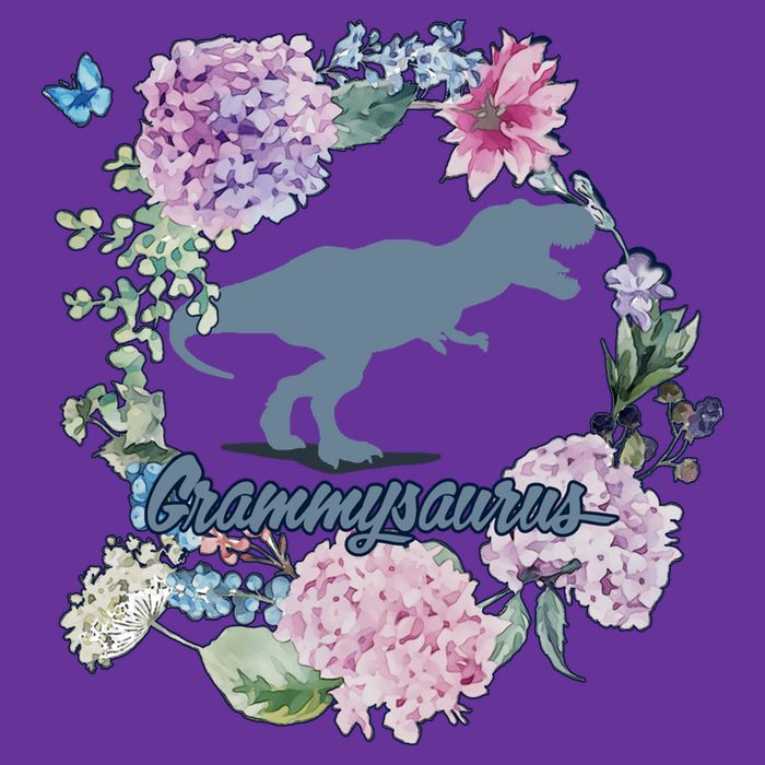 Grammysaurus Dinosaur Grammy Saurus Cooling Performance Crew T-Shirt