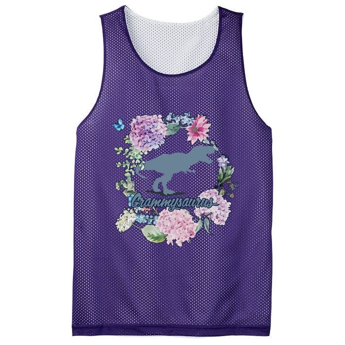 Grammysaurus Dinosaur Grammy Saurus Mesh Reversible Basketball Jersey Tank