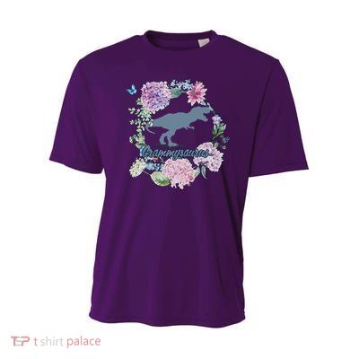 Grammysaurus Dinosaur Grammy Saurus Youth Performance Sprint T-Shirt