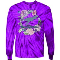 Grammysaurus Dinosaur Grammy Saurus Tie-Dye Long Sleeve Shirt