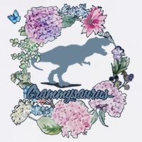 Grammysaurus Dinosaur Grammy Saurus Garment-Dyed Sweatshirt