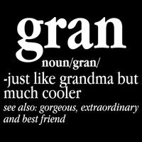 Gran Funny Definition Grandmother Cooling Performance Crew T-Shirt