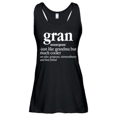 Gran Funny Definition Grandmother Ladies Essential Flowy Tank