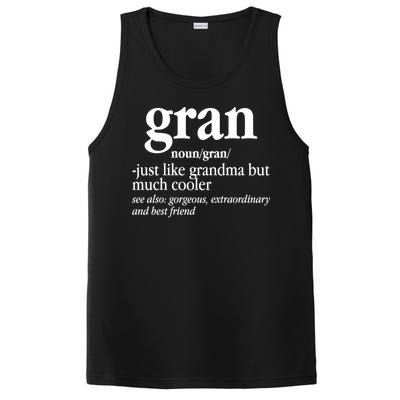 Gran Funny Definition Grandmother PosiCharge Competitor Tank