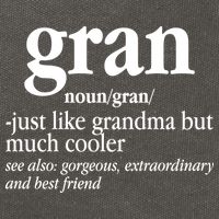 Gran Funny Definition Grandmother Cotton Canvas Backpack