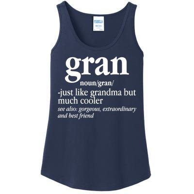 Gran Funny Definition Grandmother Ladies Essential Tank