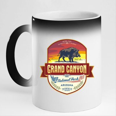 Grand Canyon 11oz Black Color Changing Mug