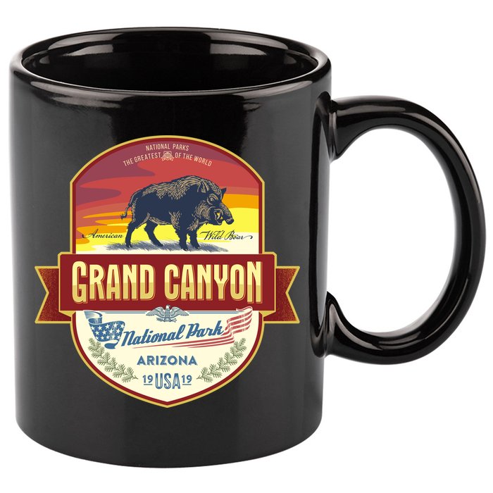Grand Canyon 11oz C Handle Ceramic Mug
