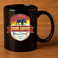 Grand Canyon 11oz C Handle Ceramic Mug