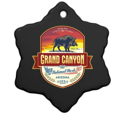 Grand Canyon Ceramic Star Ornament